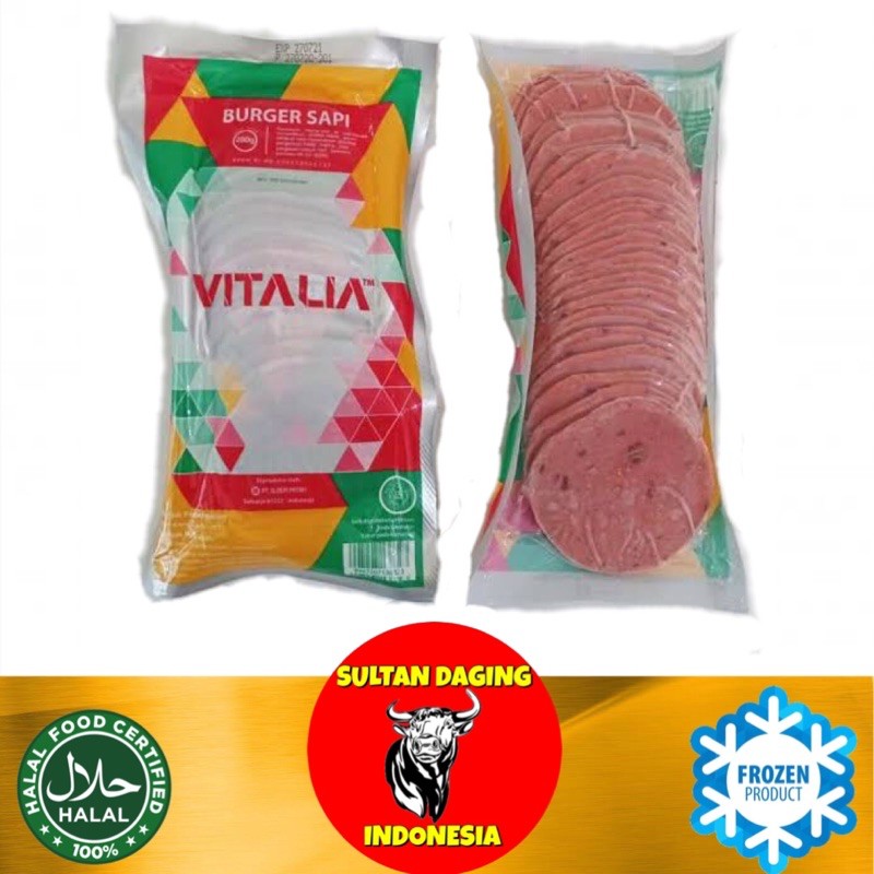 

DAGING BURGER SAPI MINI VITALIA ISI 20 PCS 280 GRAM/ DAGING BURGER/ DAGING BURGER SAPI/ BURGER SAPI