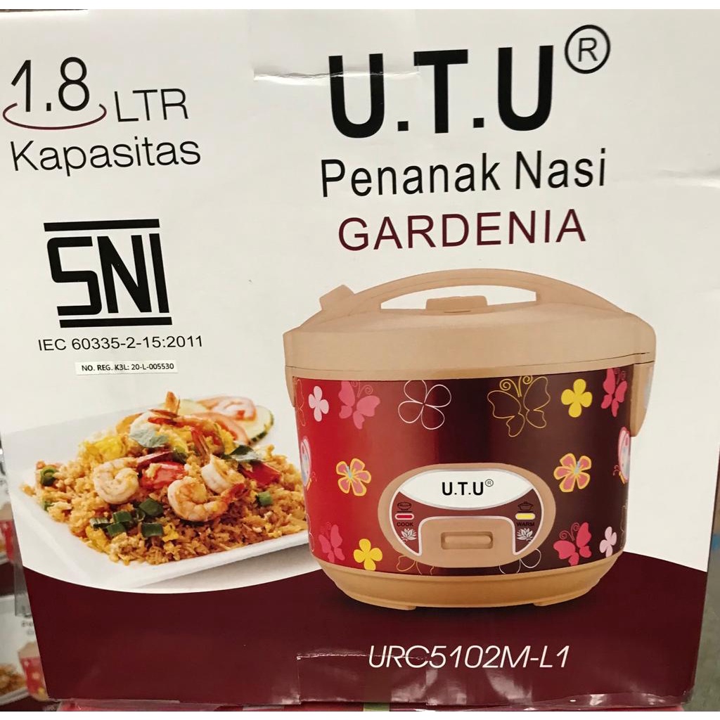 UTU URC 5102 M-L1 - Magic Com Rice Cooker Kapasitas 1.8 Liter