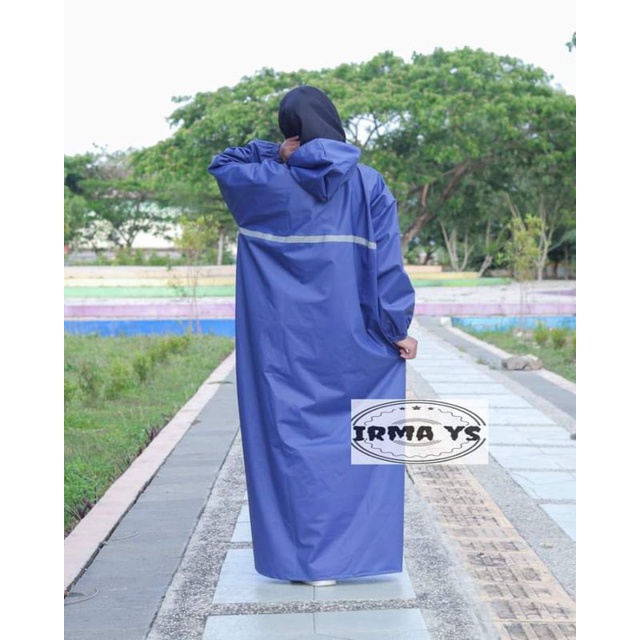 jas hujan GAMIS SYAR'I Wanita Muslimah Bahan Tebal dan Awet