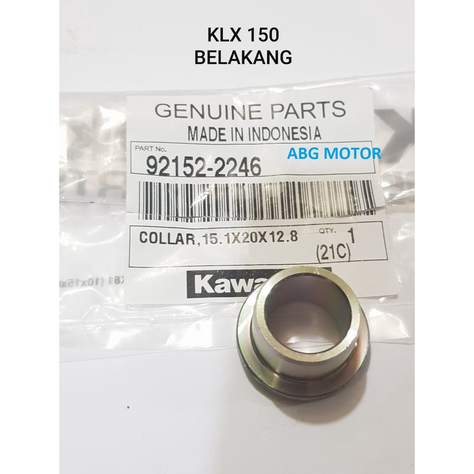 COLLAR BOSH BOS TROMOL RODA BELAKANG KLX 150 ASLI ORIGINAL 92152-2246