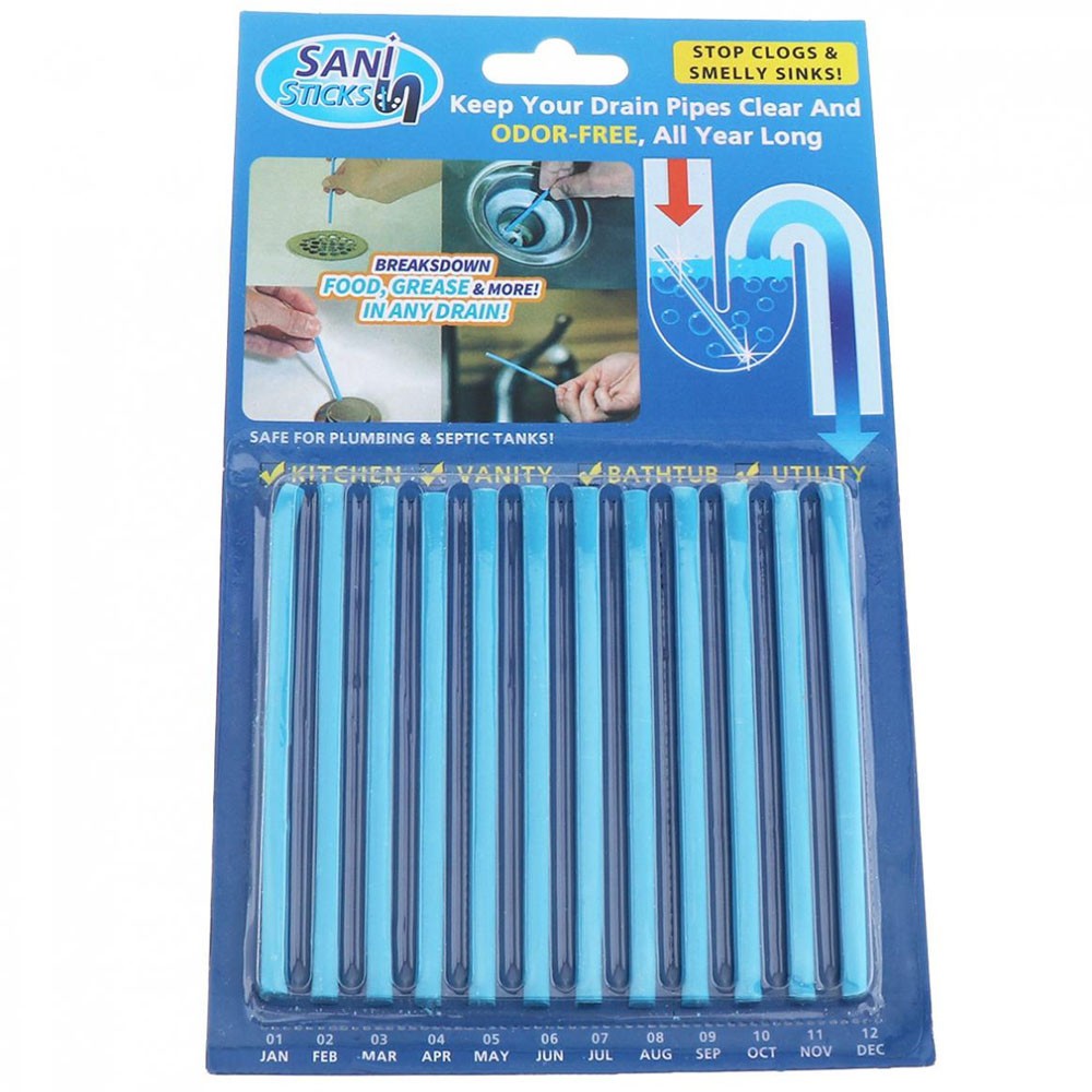 Sani Stick Isi 12 Pcs Mengatasi Saluran Air Mampet