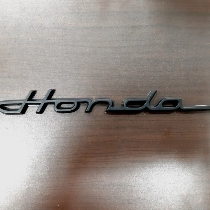 Emblem mobil tulisan HONDA LATIN Logo Honda