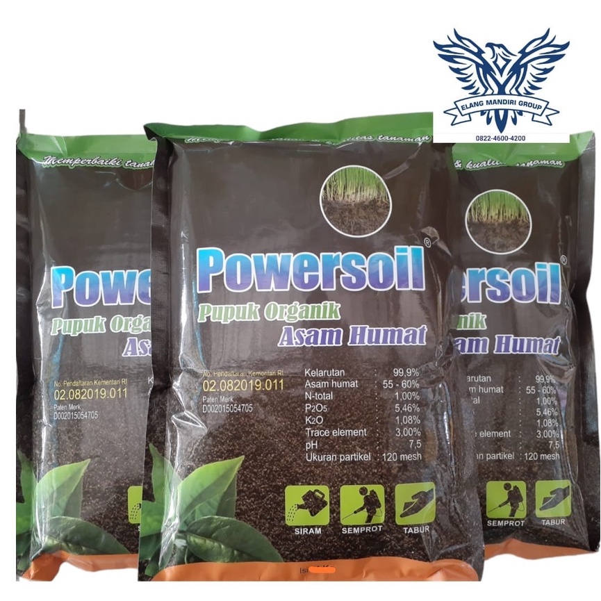 Pupuk Organik Asam Humat Powersoil 500 Gram