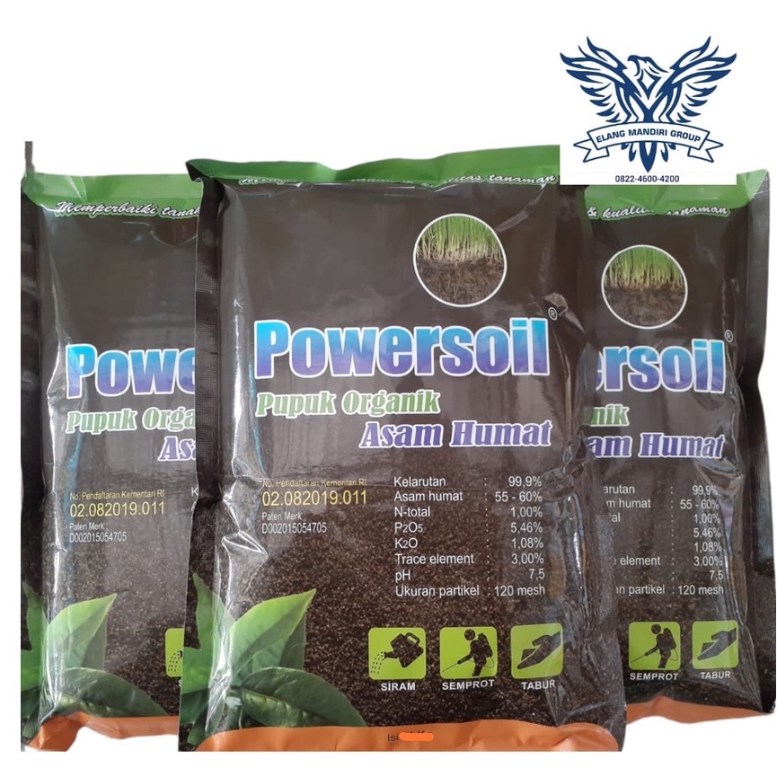 Pupuk Organik Asam Humat Powersoil 500 Gram