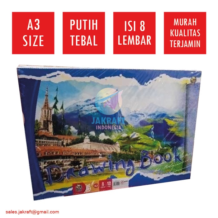 

Sketsagambar- Buku Gambar Anak A3 Tebal Putih Polos Dodo Kuramas Murah Berkualitas -Buku-Gambar-