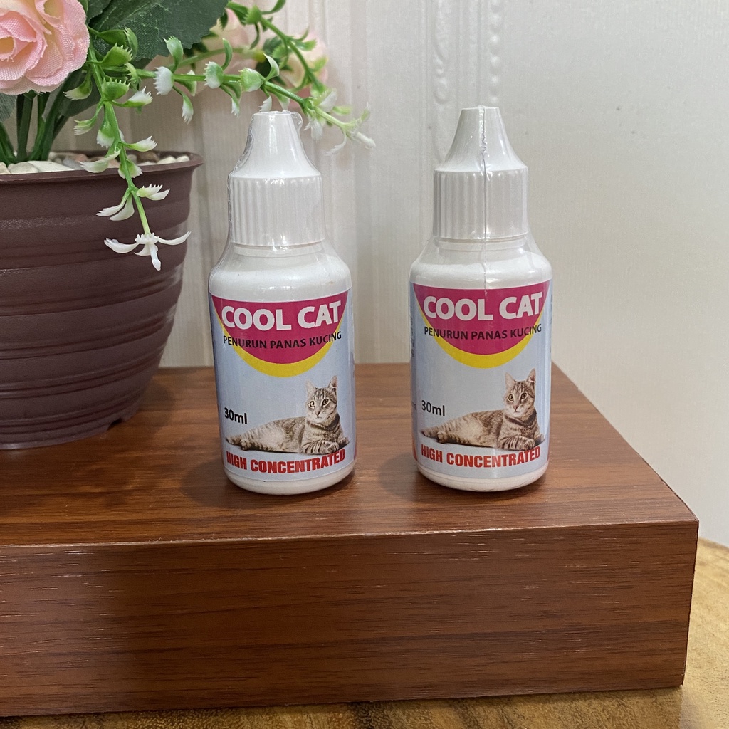 COOL CAT DROP Golden Hill Obat Penurun Panas Pereda Nyeri Mengurangi Rasa Sakit Demam Kucing 30ml