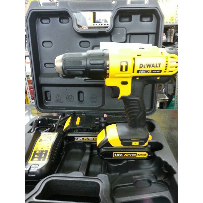 DeWalt DCD776C2 Cordless Hammer Impact Drill Mesin Bor Tembok Batere