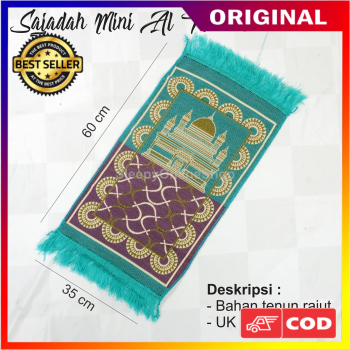 Sajadah mini chenil souvenir haji dan umroh murah