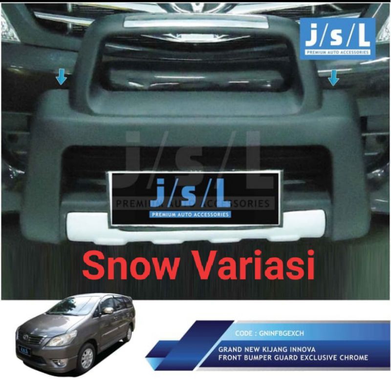 Kijang Innova front bumper guard Exclusive / tanduk depan JSL