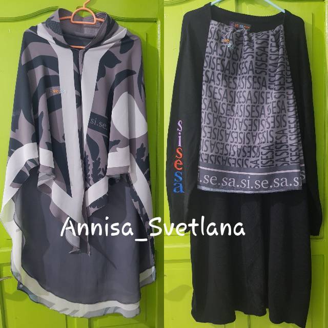 Solddd All Khimar Khausah Berkha Scraf sisesa swaro Set