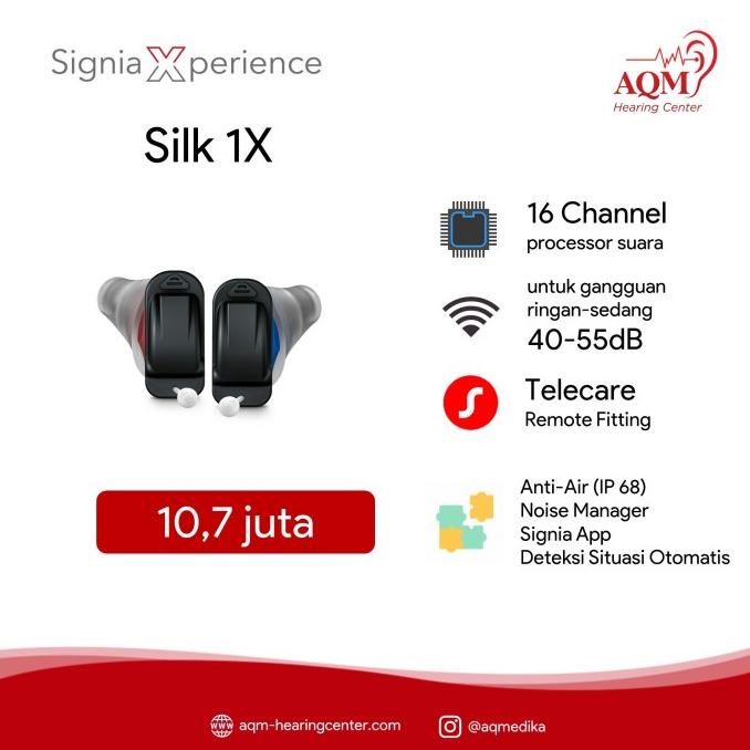 Alat Bantu Dengar Signia Silk 1X CIC