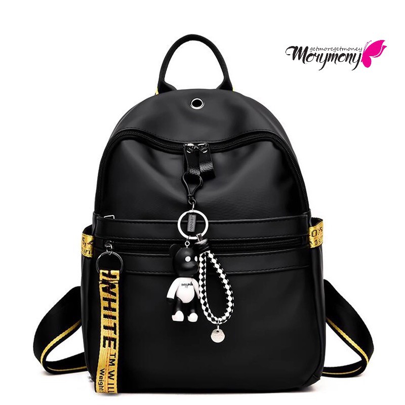 MORMON - Tas Ransel Micro Tas Wanita  Tas Punggung Bahan Micro Kulit Sintetis Backpack Fashion Murah Import