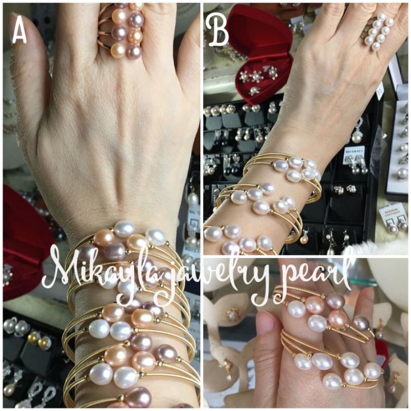 Set mutiara asli lombok|Set mutiara lombok|Perhiasan mutiara lombok|Mutiara asli bersertifikat