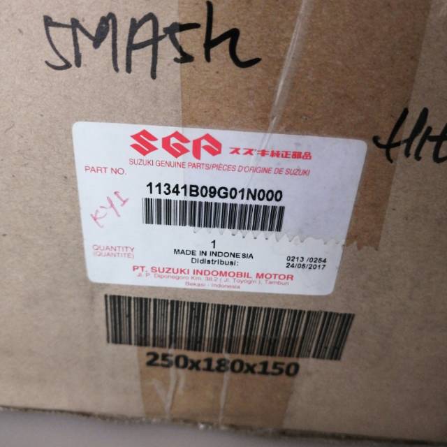 bak kopling smash hitam orisinil sgp 11341b09g01n000