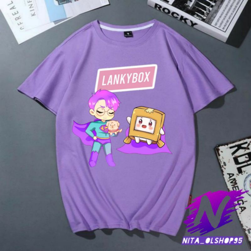 baju lankybox kaos lankybox baju kaos anak lanky box super