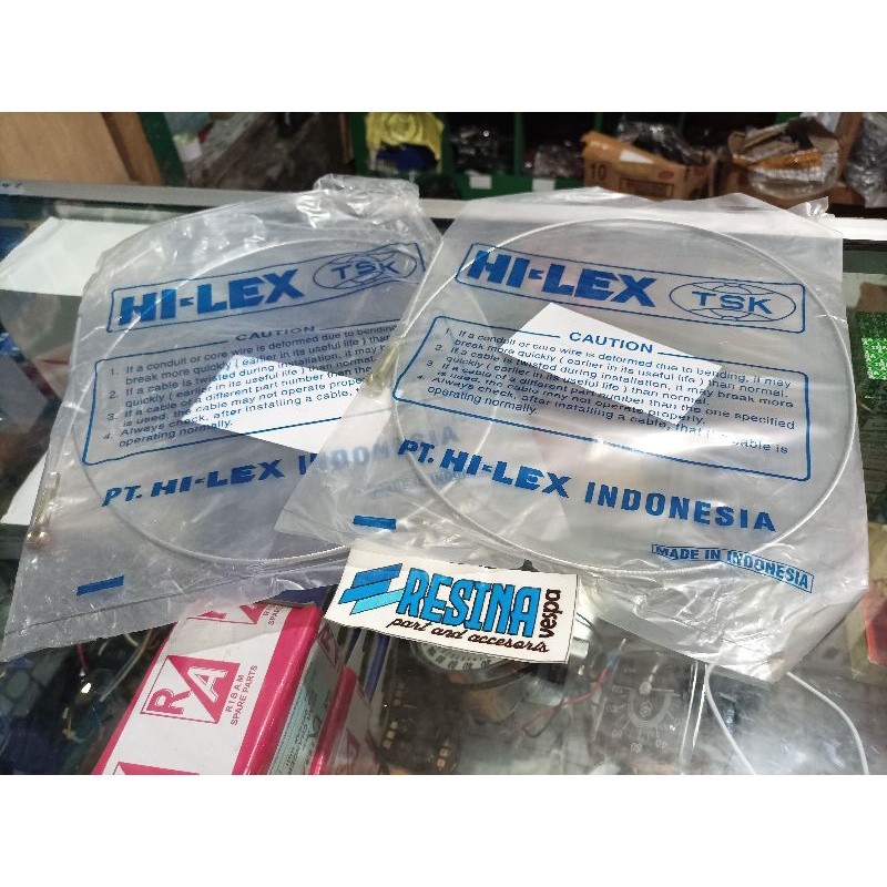 Kabel dalam rem belakang vespa px exclusife excel tsk hilex