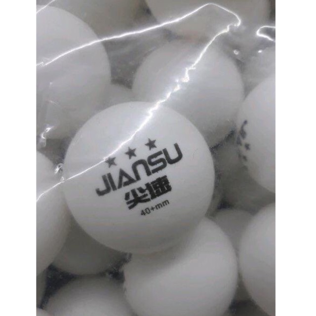 ORIGINAL JIANSU BOLA PINGPONG TENIS MEJA TRAINING - 40 PLUS PLASTIK - 3 STAR