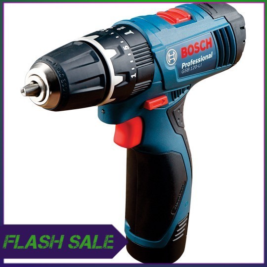 Bosch GSB 120 LI Cordless Impact Drill   Bor Tembok Baterai 120 LI