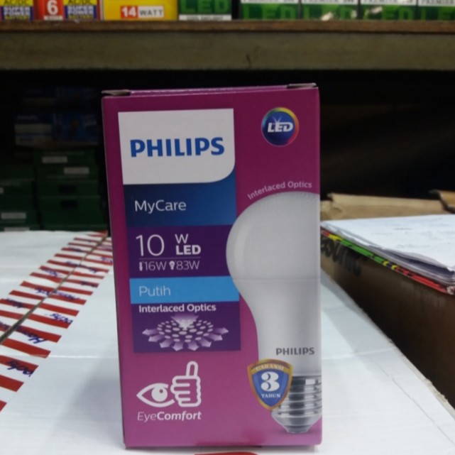 Philips Led Bulb MYCARE (1PCS) 10Watt Putih