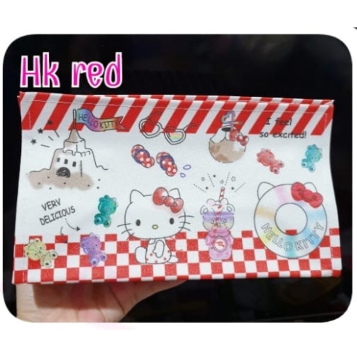 

Hemat Tempat Tisiu Pouch Hello Kitty My Melody Sale!!!
