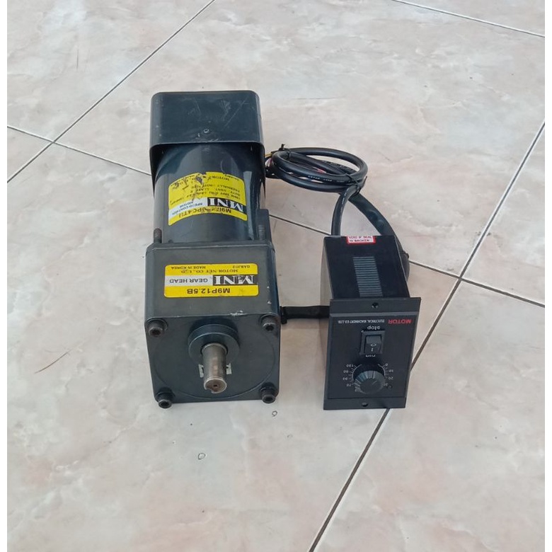 AC MOTOR GEARBOX MNI 220V 120W RATIO 1 : 12,5 SPEED CONTROL