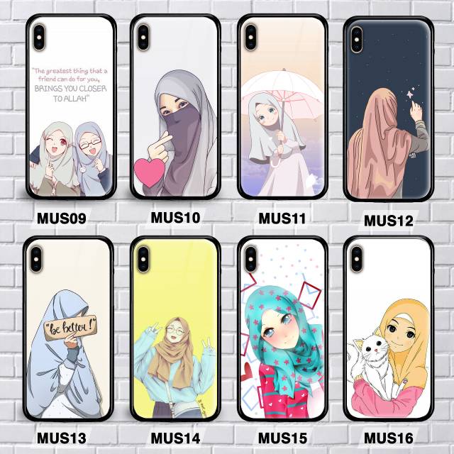 CUSTOM CASE MUSLIMAH HONOR 9i/HONOR 9 LITE/HONOR 10 LITE/HONOR 20/HONOR 20 PRO PREMIUM GLASS CASE