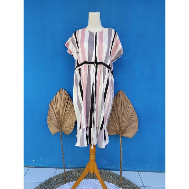 Daster kekinian Long serut Rayon