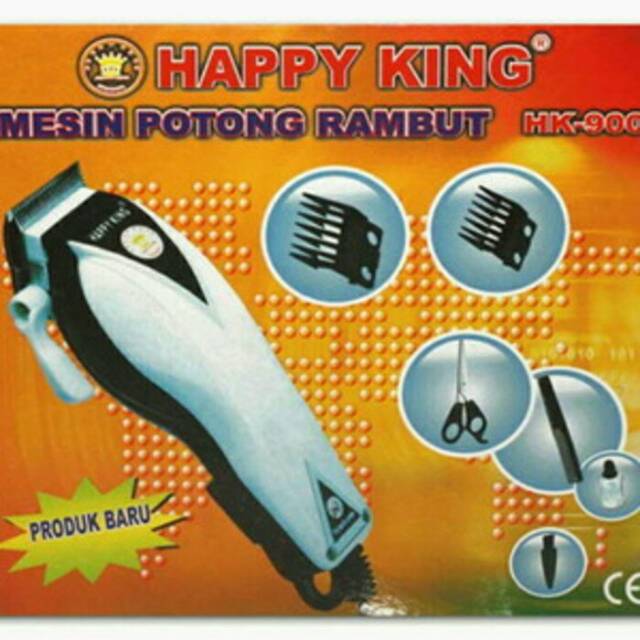 Mesin / Alat cukur dan Potong Rambut Happy King HK-900