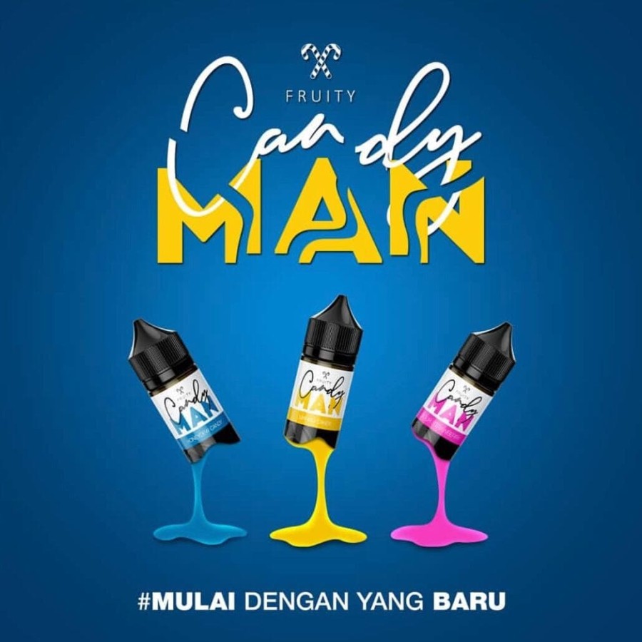 Candy Man Salt Nic 30Ml 30Mg Berpita Cukai Candyman Saltnic