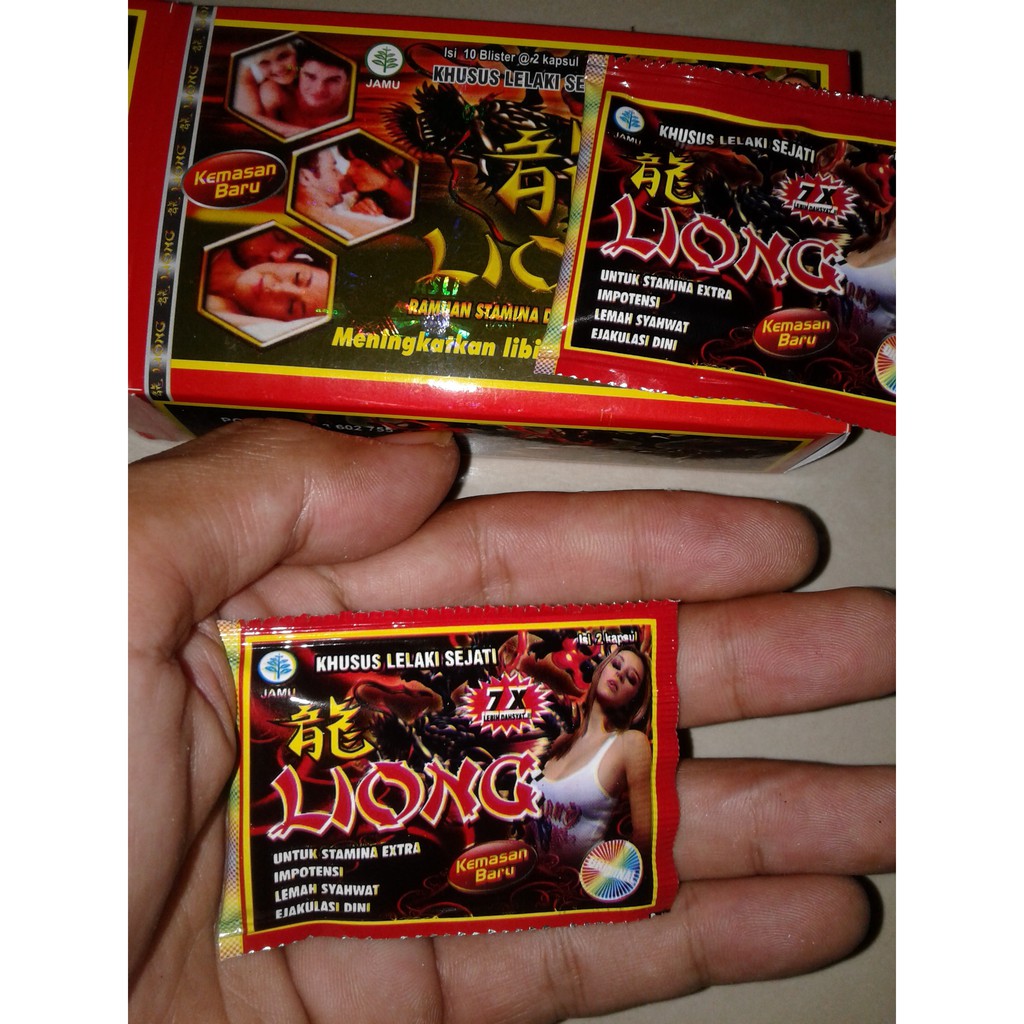PAKET 10 BOX KAPSUL LIONG KAPSUL STAMINA JAMU KUAT OBAT KUAT