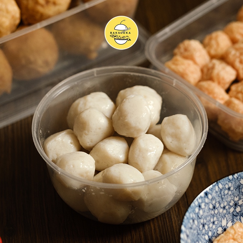 

Baksooka Homemade Bakso Ikan Ekor Kuning (Kecil) / Fishball 30pcs