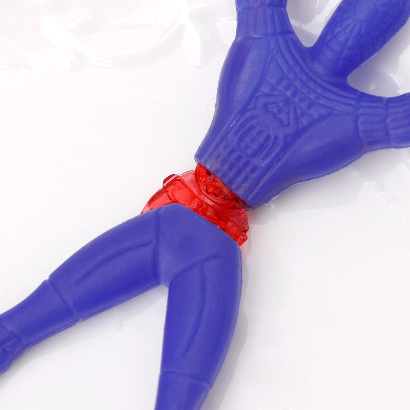 Mary Sticky Elastis Spider Man Fun Stretchy Mainan Anak Panjat Dinding Figure Super Hero