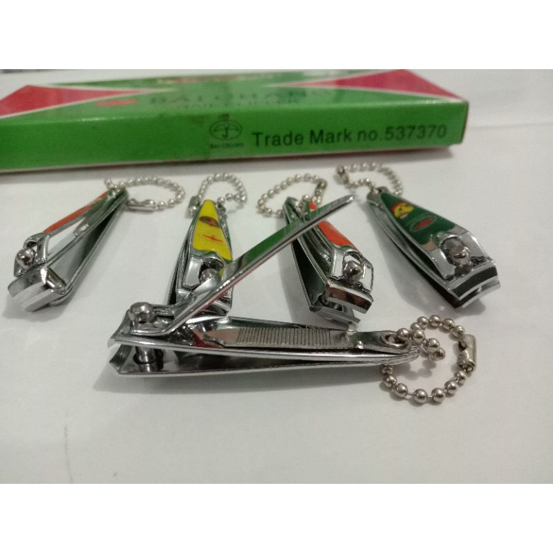 GUNTING KUKU KECIL Pemotong Kuku Bayi Nail Clipper Kecil Tajam Stainless Steel Karakter Lucu