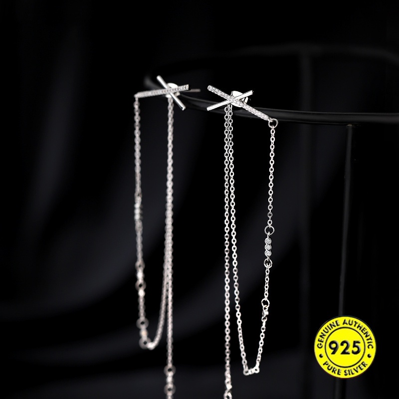 Anting Tusuk Sterling Silver 925 Untuk Wanita