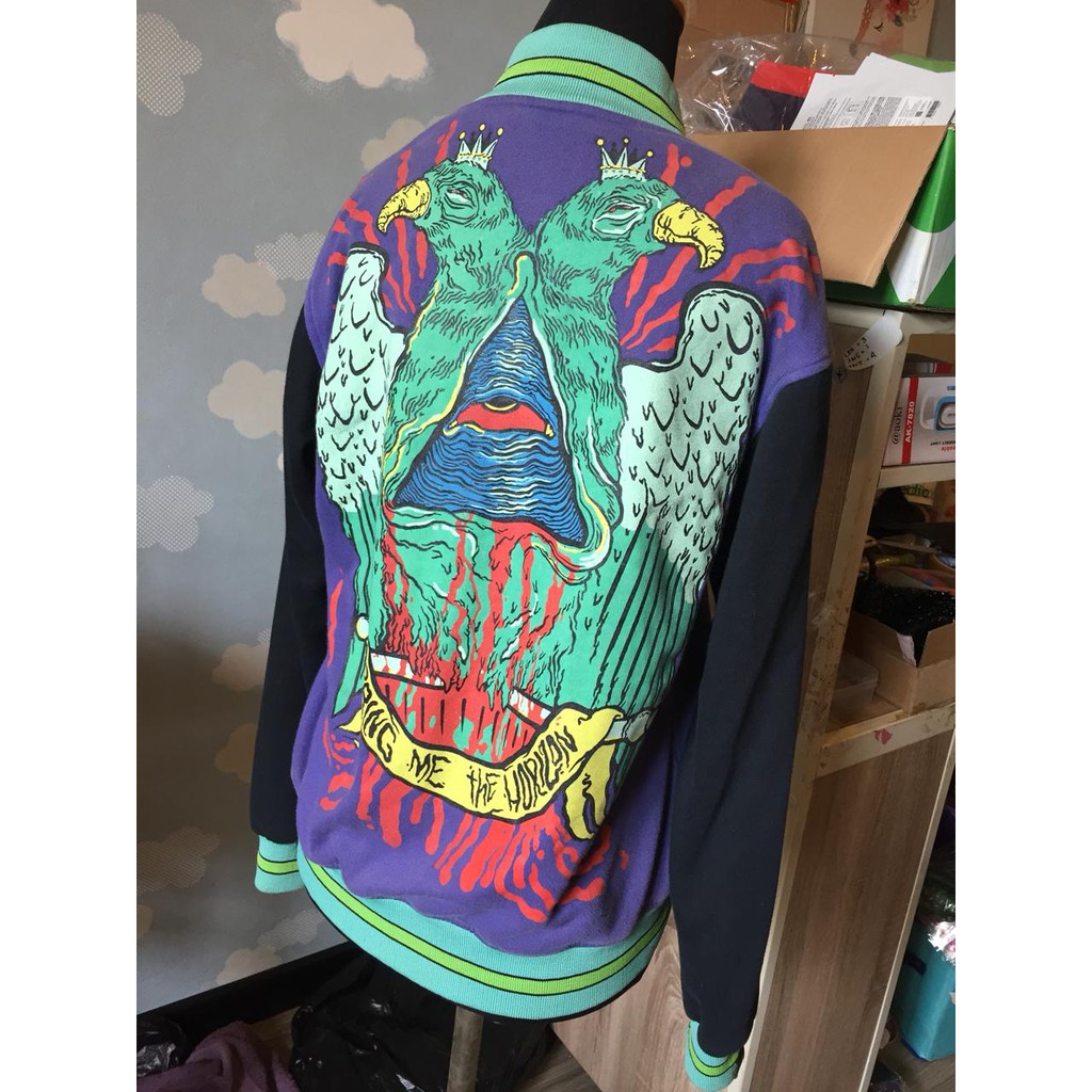 Preloved - BMTH Drop Dead Varsity Jacket / Jaket Wanita Pria