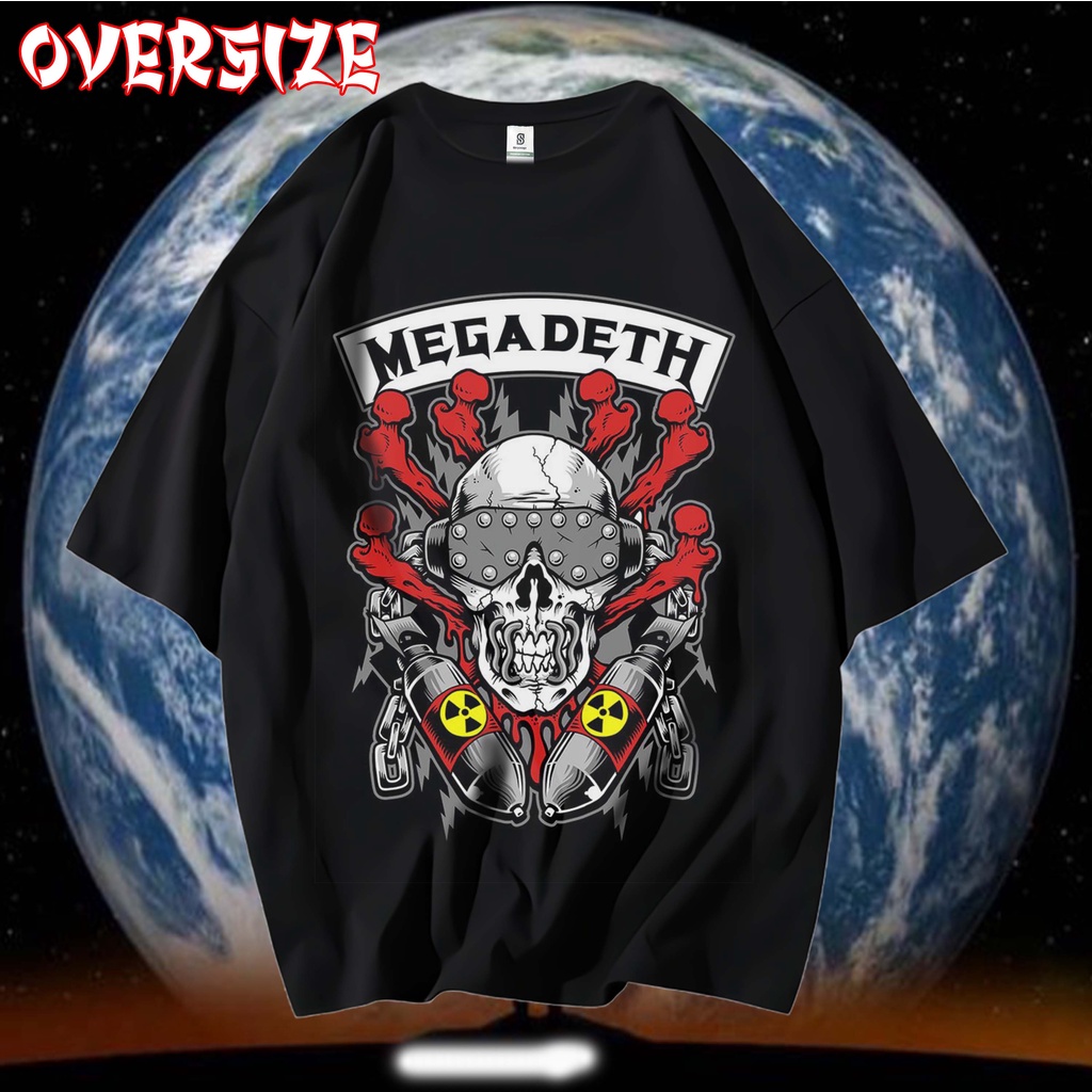 MEGADETH KAOS OVERSIZE WASHING VINTAGE T-SHIRT