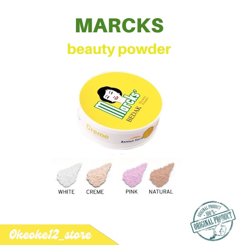 Bedak Marcks Beauty Powder Original 40 gram