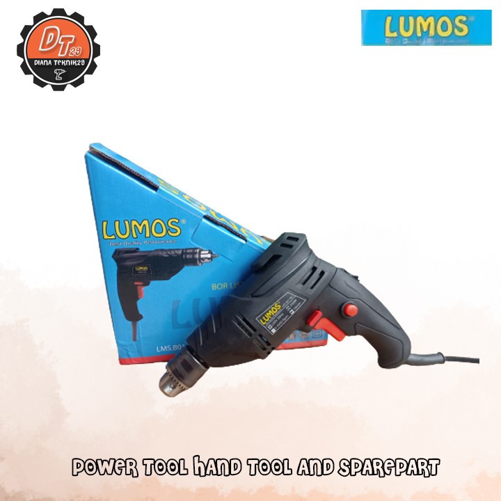 Mesin Bor Listrik 10mm LUMOS Bolak Balik