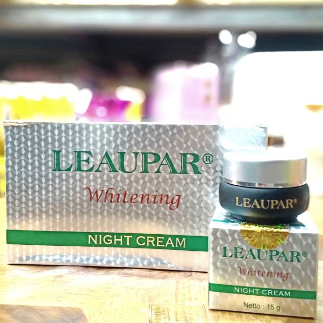 ( lusinan ) cream whitening leupar malam 12.pcs