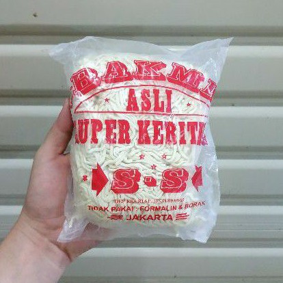 

Mie Ayam/ Mie Telur Super Keriting SS Depkes 185.01/09.04/02
