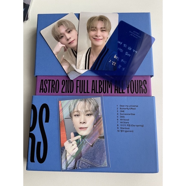 Astro All Yours ver Me Unsealed set Moonbin Benefit Makestar 1