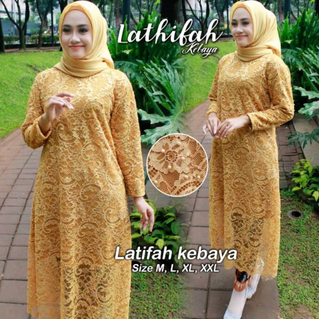Atasan kebaya tunik latifah trendy