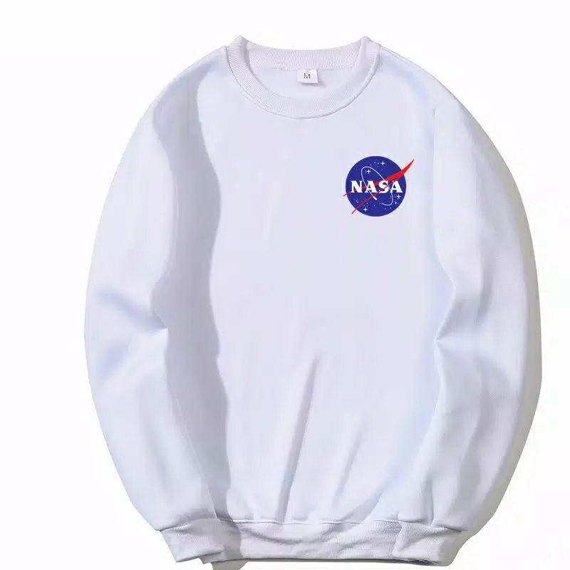 S - XXXXXL(6XL) Sweater NASA BIGSIZE JUMBO Jaket Sweatshirt Distro Loose Long Sleeve Astronot OVERSIZE Unisex 6XL 5XL 4XL 3XL 2XL XL L M S