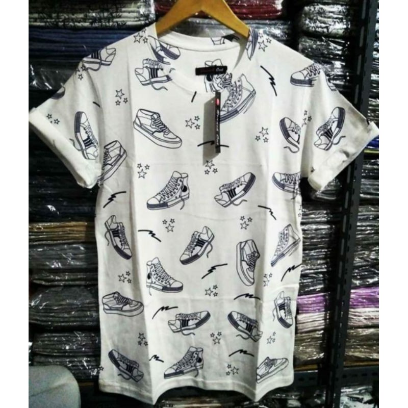 baju kaos oblong full print pria dewasa