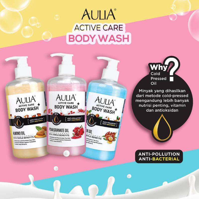 AULIA Active Care Body Wash 500ml