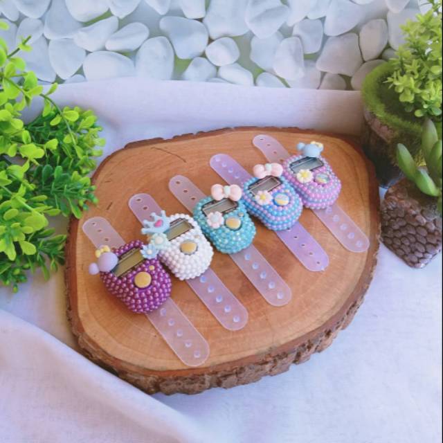 [READY JAKARTA] Tasbih Digital Swarovski cantik kristal diamond murah hijab pashmina syari mukenah