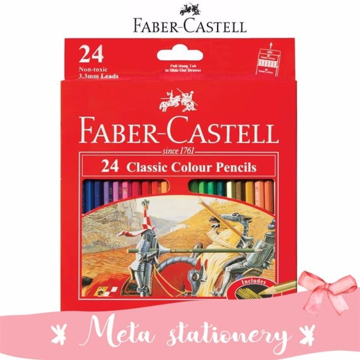 

Sale!!! Pensil Warna Classic Faber Castell 24 Terbatas