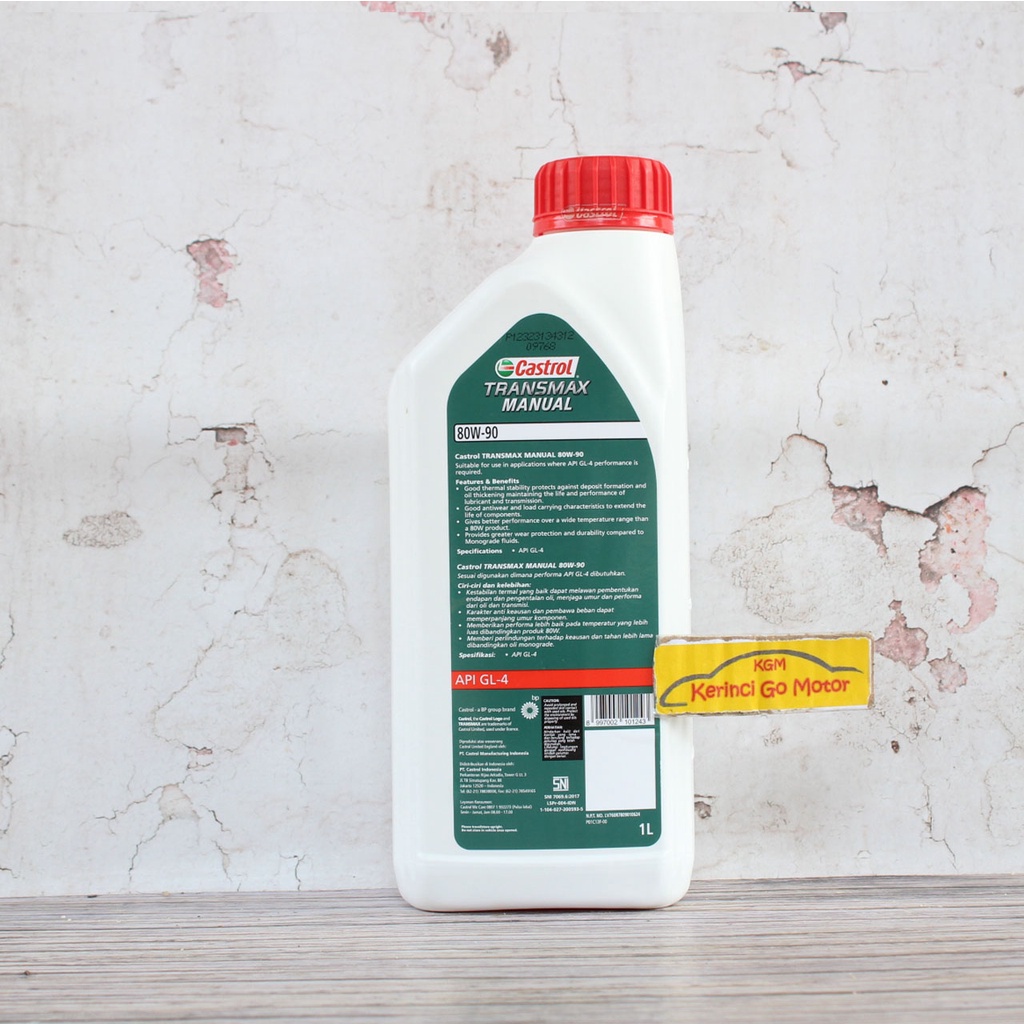 OLI CASTROL MANUAL GL-4 80W-90 1L - OLI TRANSMISI MANUAL GL-4 80W90 1L