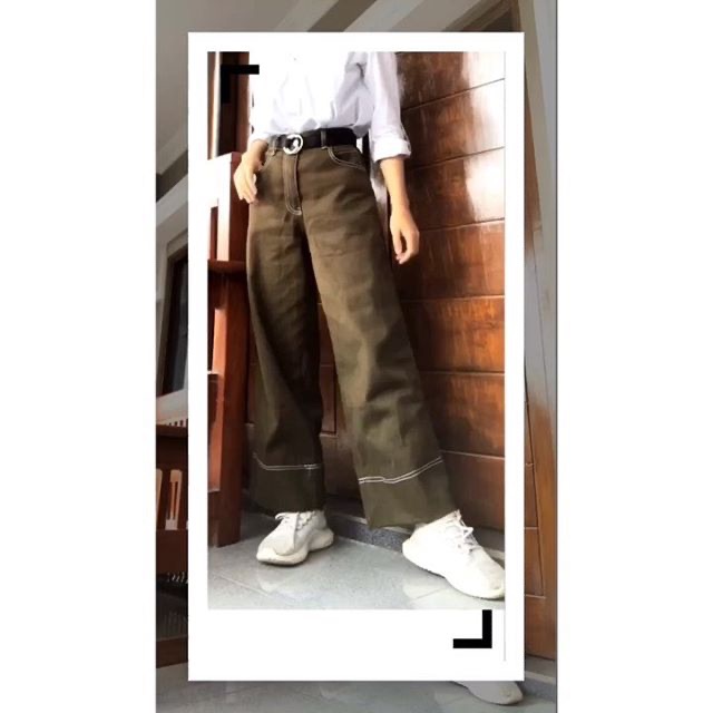 Kulot Jeans Nava Resleting Depan S-XXXL