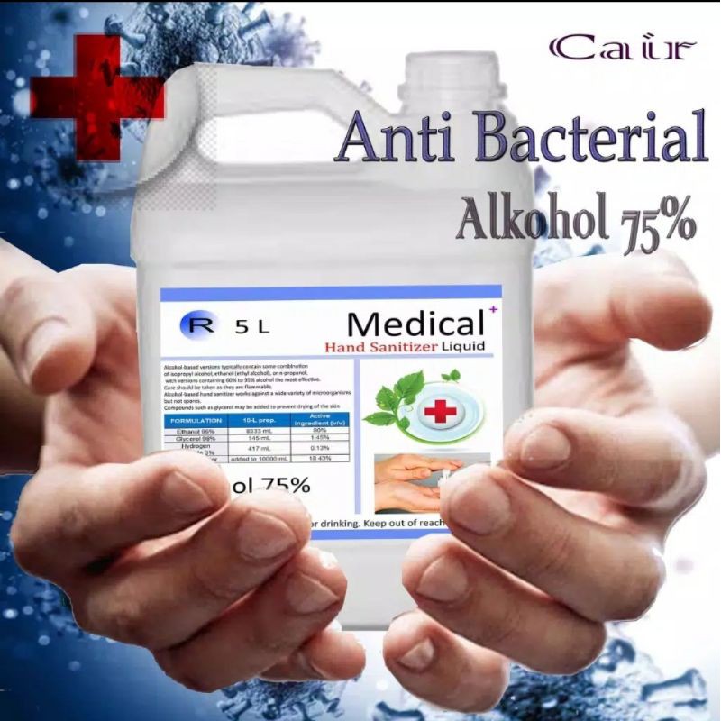 Hand sanitizer 5 liter medical cair